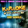 Ameritz Karaoke Entertainment - Karaoke - In the Style of Eddy Arnold